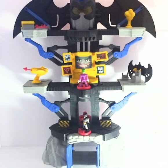 Imaginext Batman Joker Batcave Tower Fisher Price DC Bat Cave Playset 2014 - Picture 14 of 16